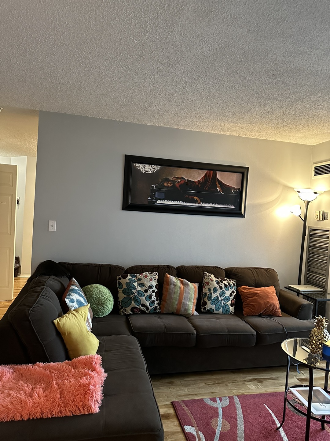 Sectional couch with pillows included