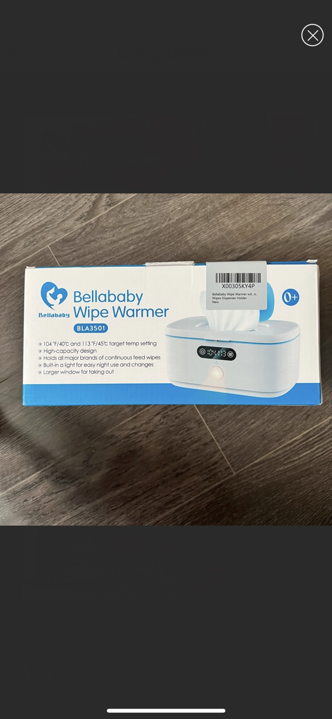 Bella baby wipe warmer, new in sealed box - photo 3