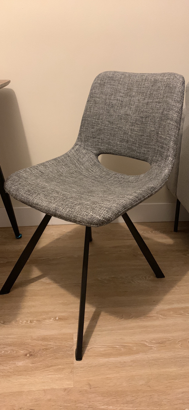Linen dining chair (4 total)