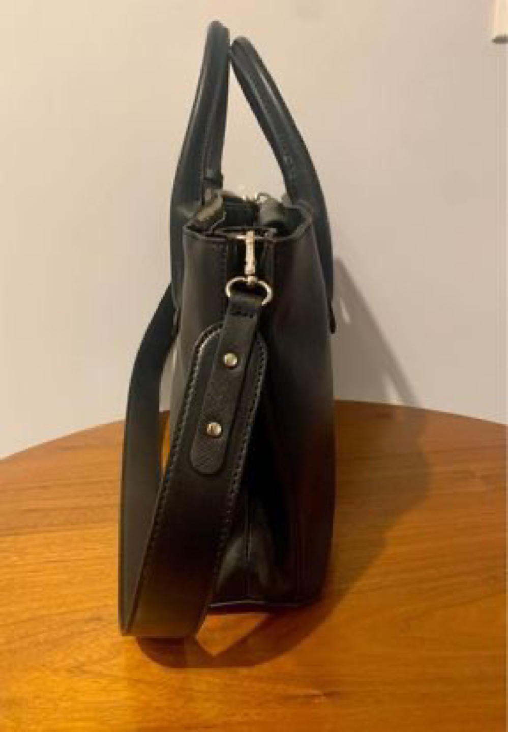 Zara Black Leather Handbag image indicator(2)