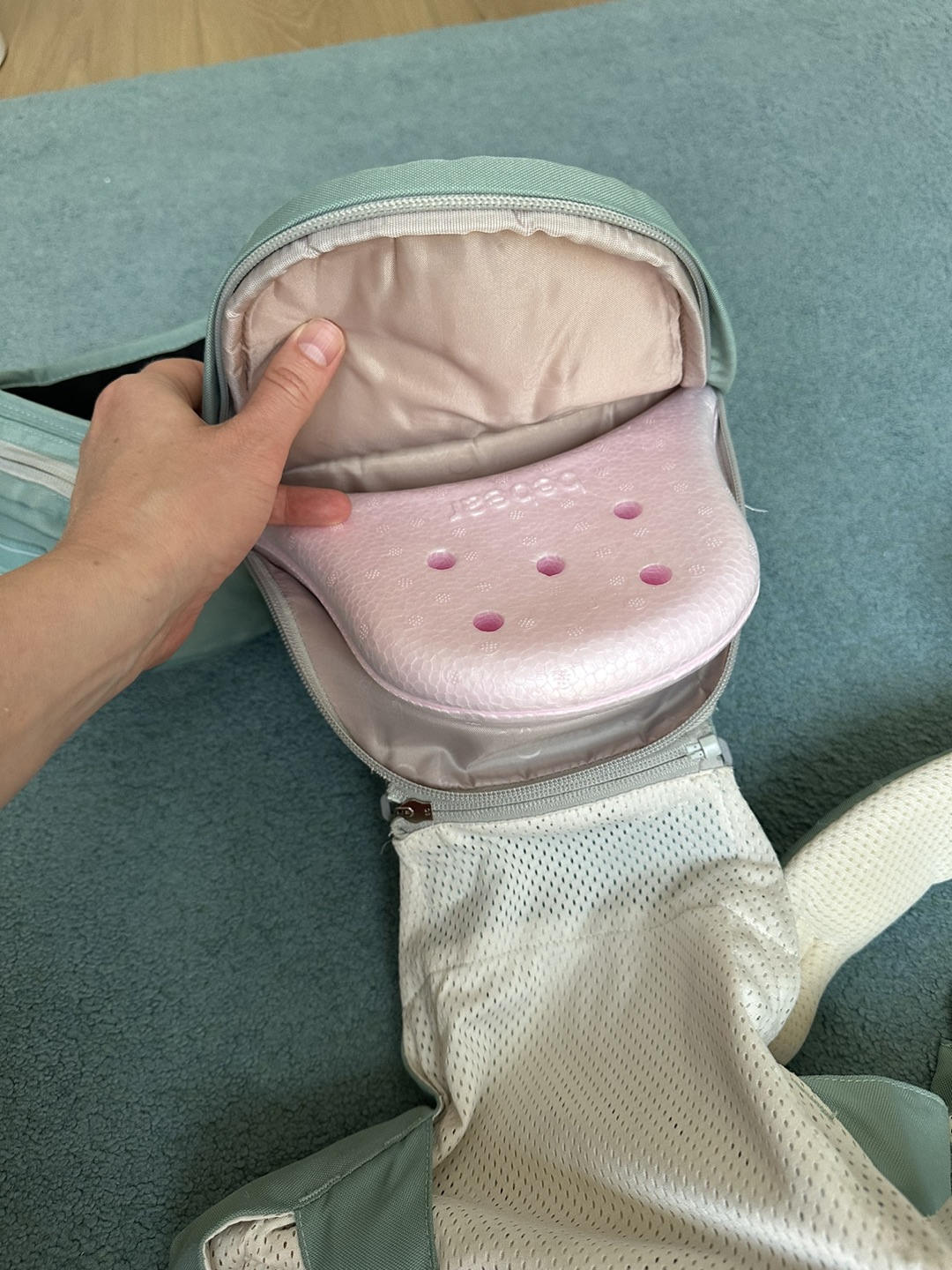 Bebear Mesh Baby Carrier Front and Back Carry Baby. Hip Carrier - photo 4