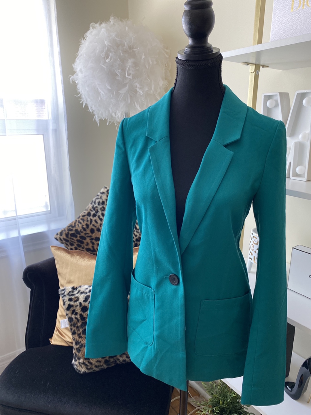 Aqua blazer thumbnail