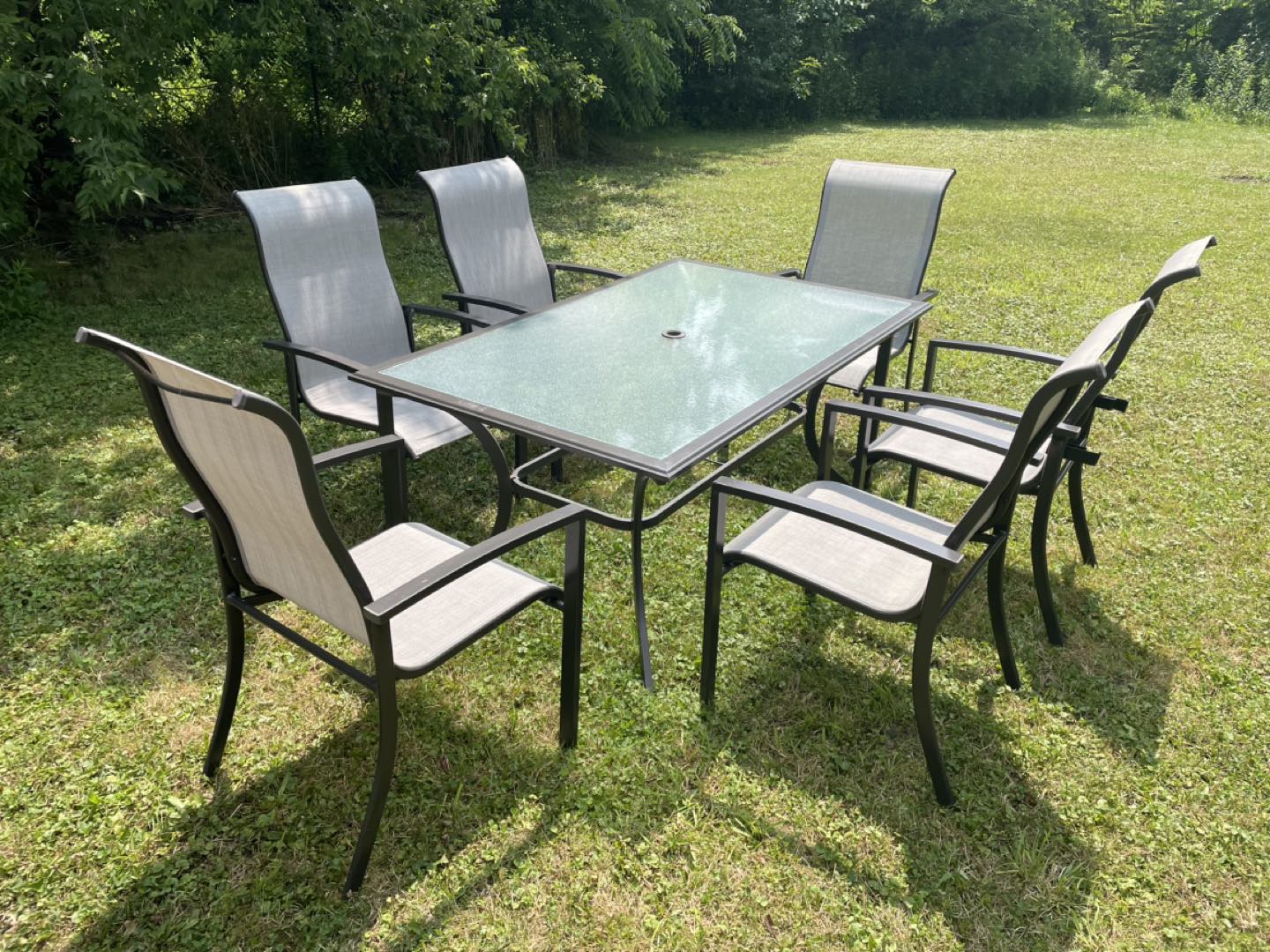 Outdoor Dining Table & 6 Chairs - photo 3