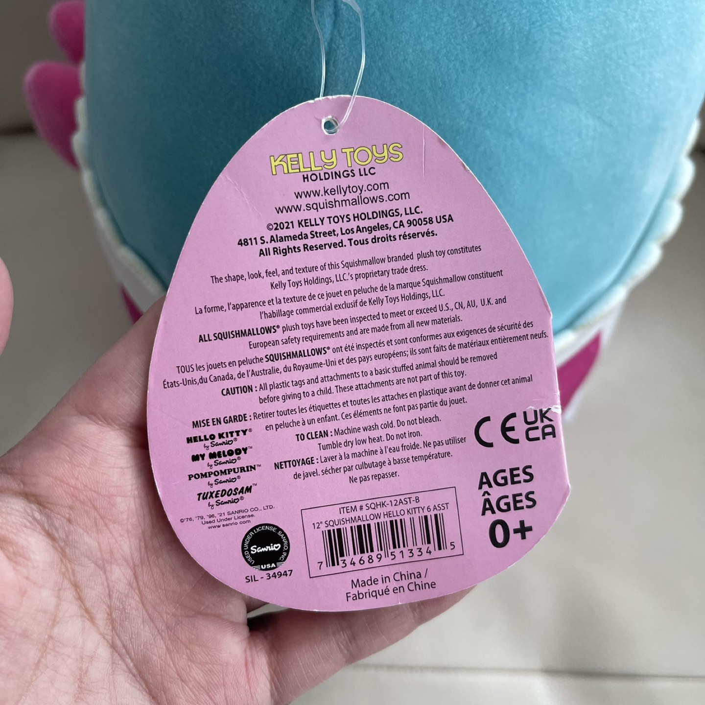 12” Tuxedo Sam Squishmallow - photo 4