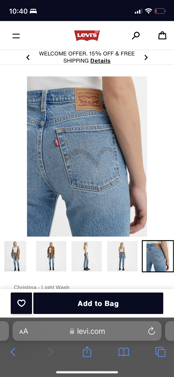 Levis wedgie straight jeans - photo 2