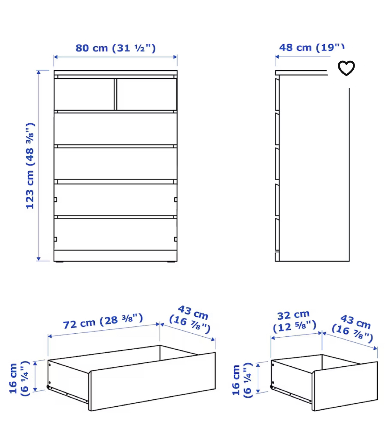 IKEA chest of drawers - photo 4