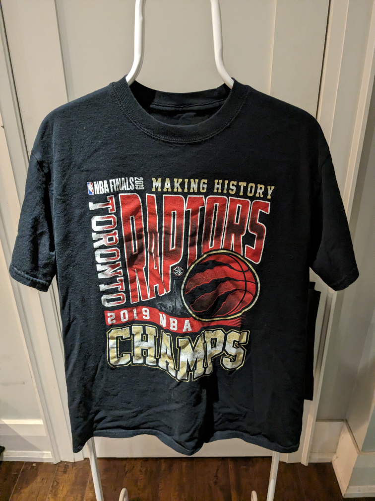 raptors championshio tee L thumbnail