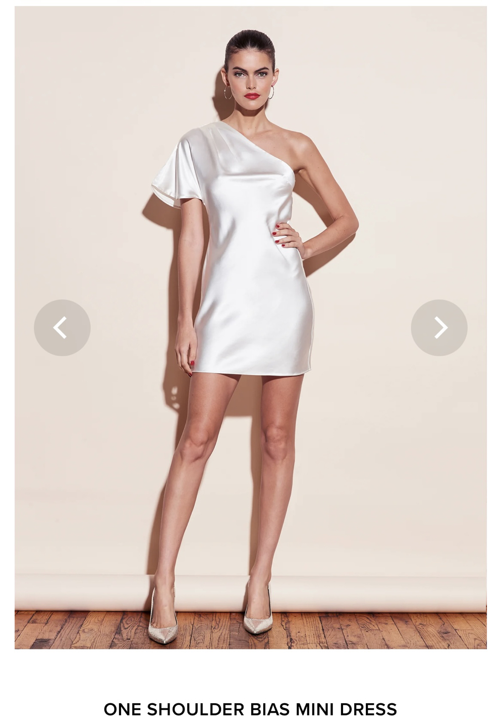 One Shoulder Mini Dress thumbnail