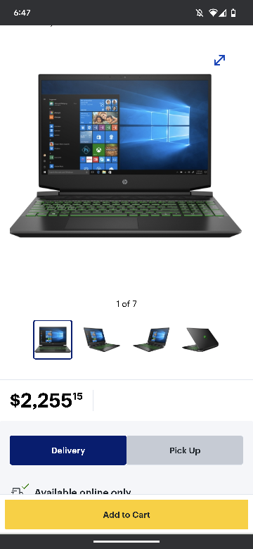 HP Gaming Laptop thumbnail