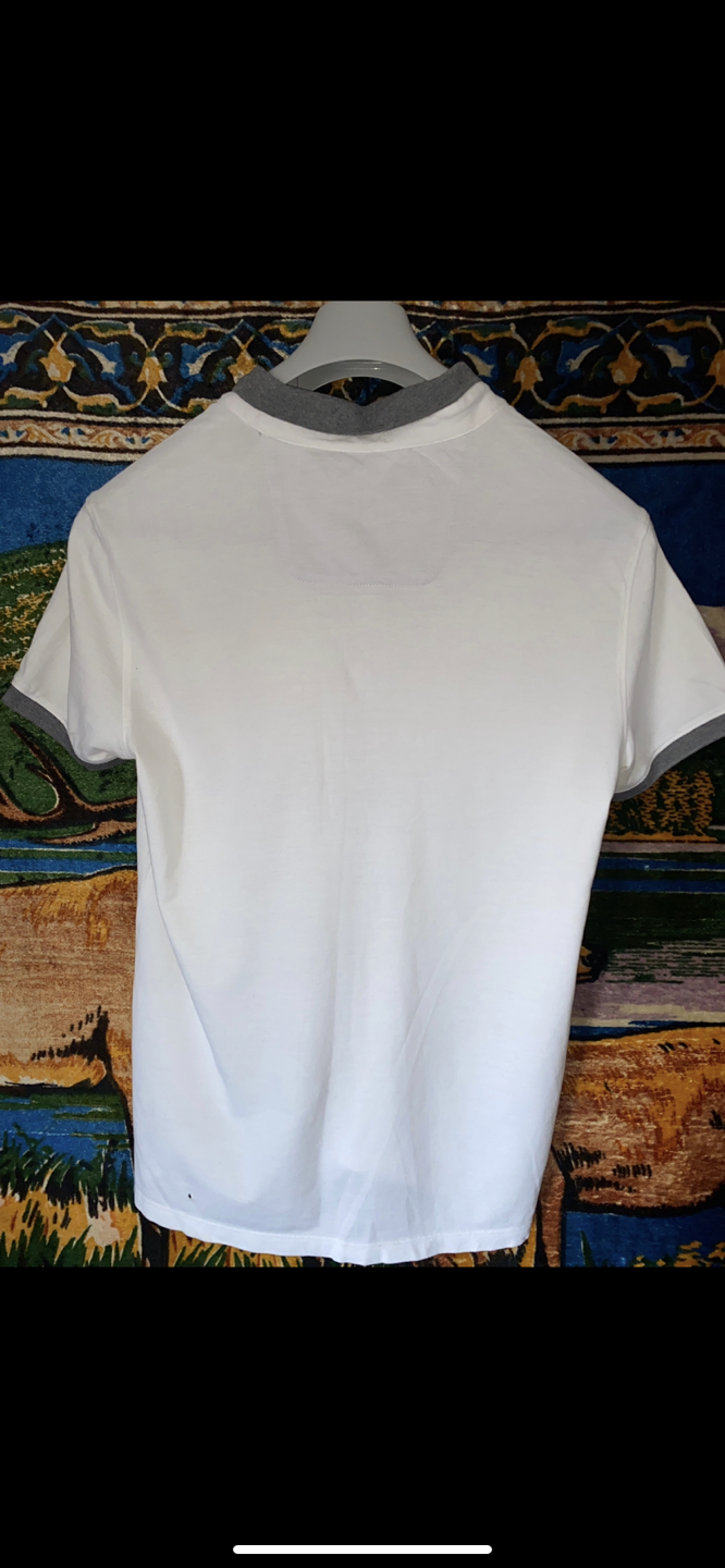 Calvin Klein Liquid Touch Slim Fit Polo Shirt (white/grey) - photo 3