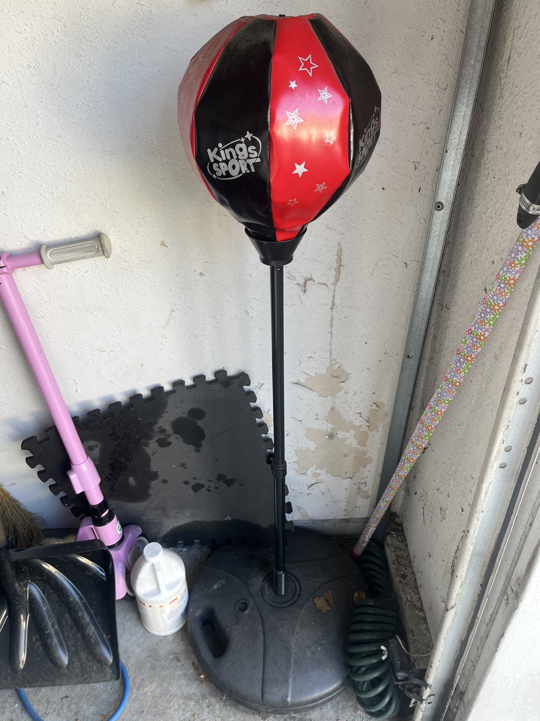 Punching bag with stand