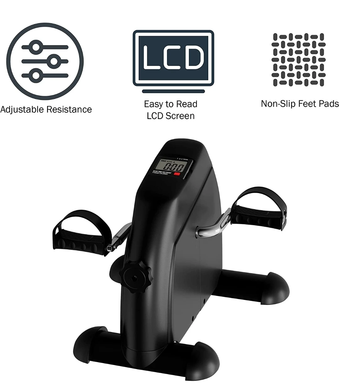 Mini Portable Fitness Pedal Exerciser - photo 2