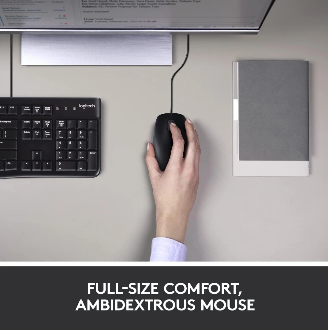 Keyboard and Mouse Combo Wired - Logitech - photo 2