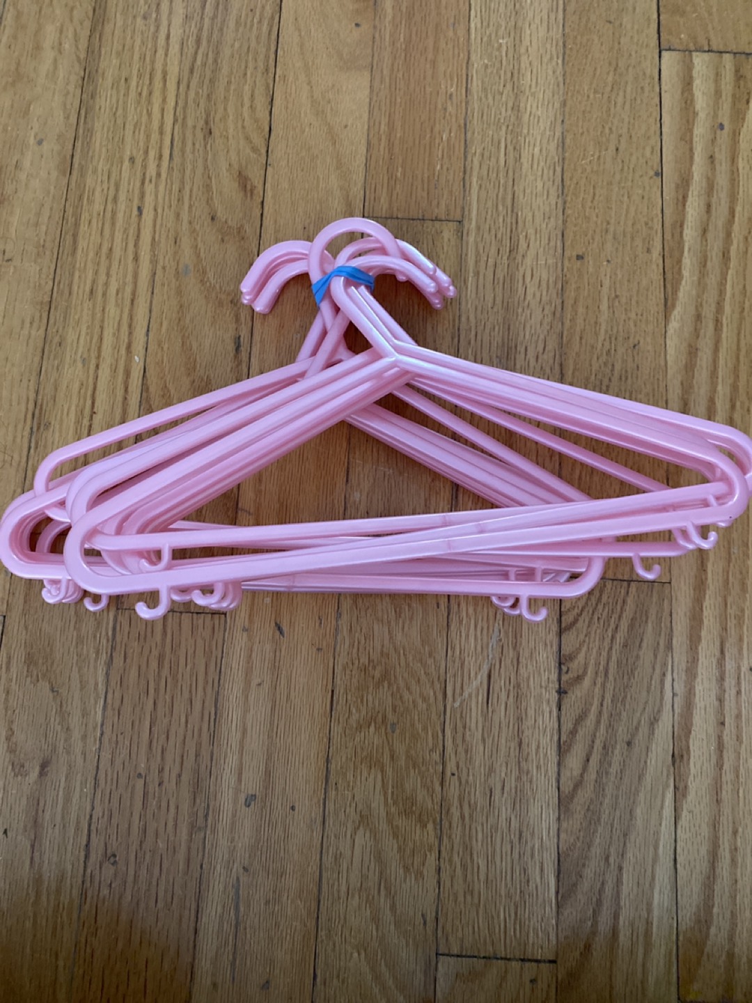 Pink kids hangers