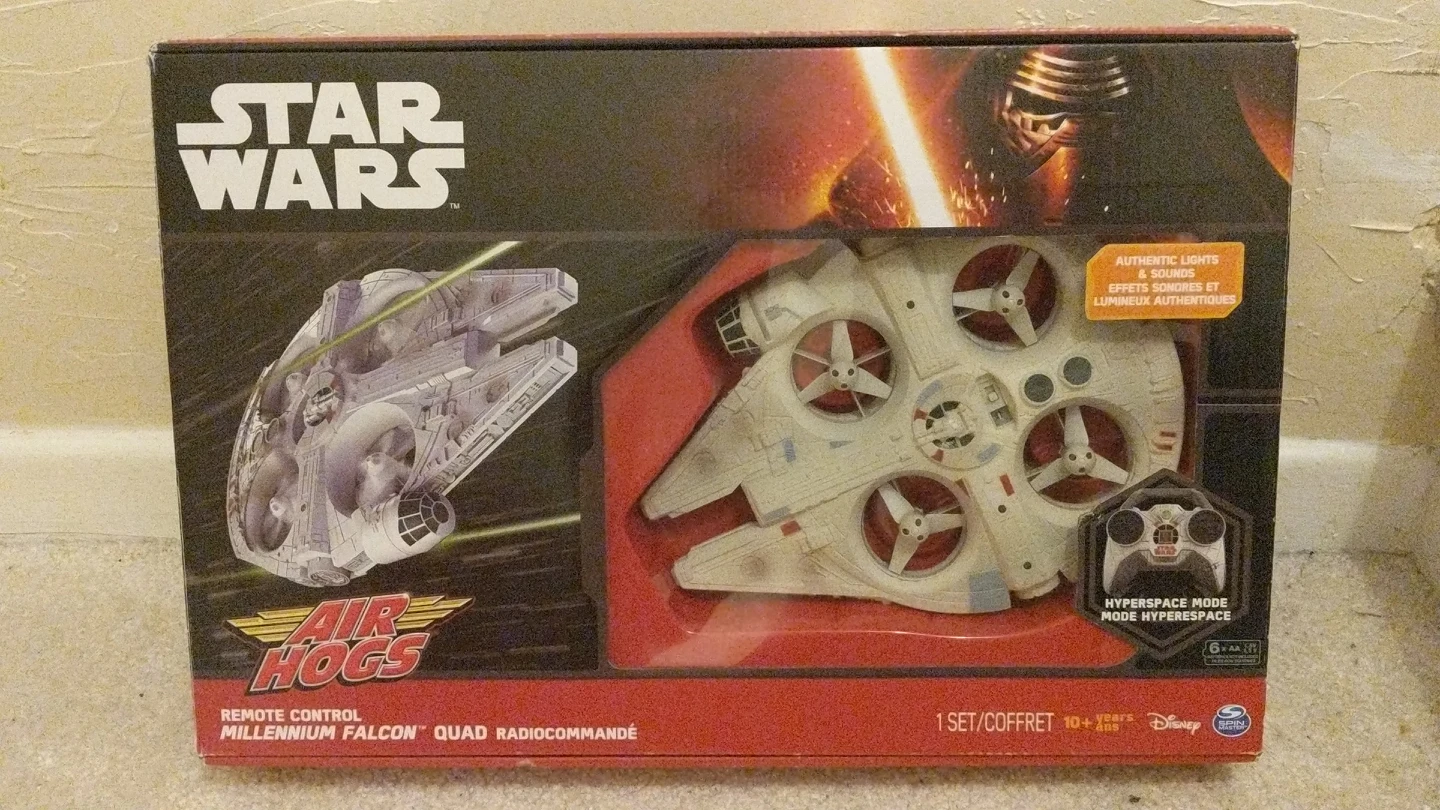 Star Wars - Millennium Falcon - AirHogs toy drone thumbnail