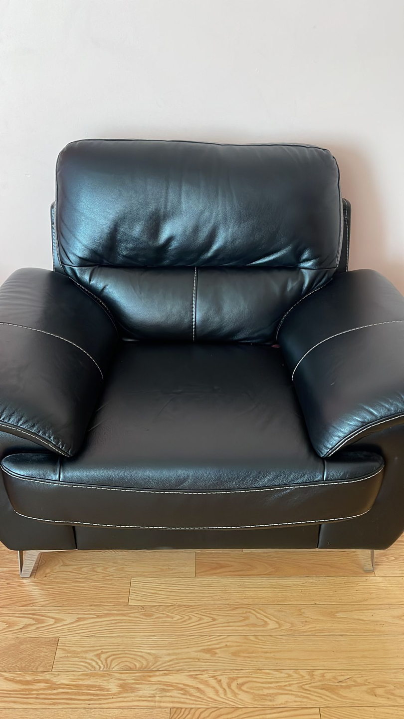 Faux leather Sofa Chair for Sale thumbnail
