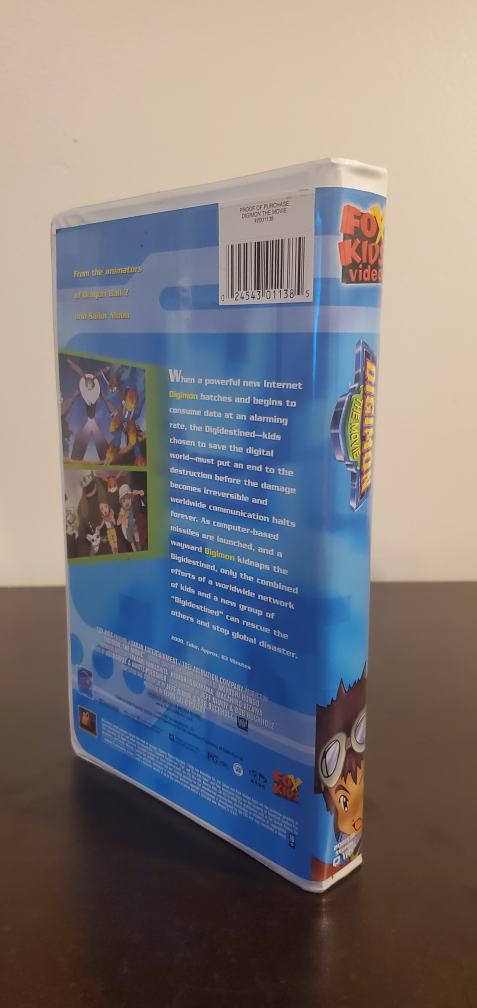 Digimon the movie VHS - photo 2
