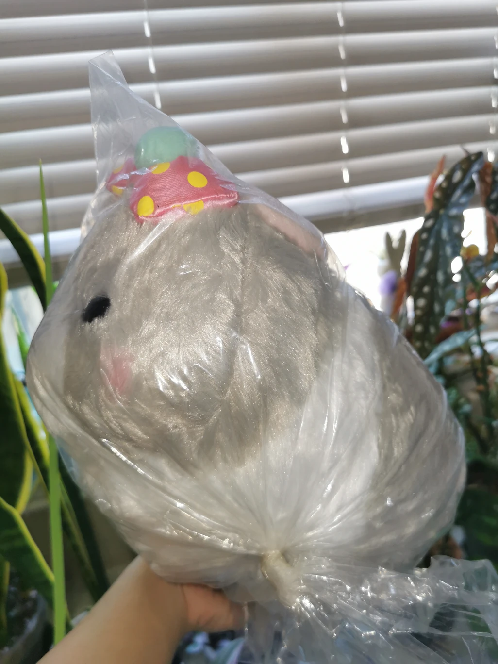 new Japan Jumbo sized grey ribbon bunny image indicator(2)