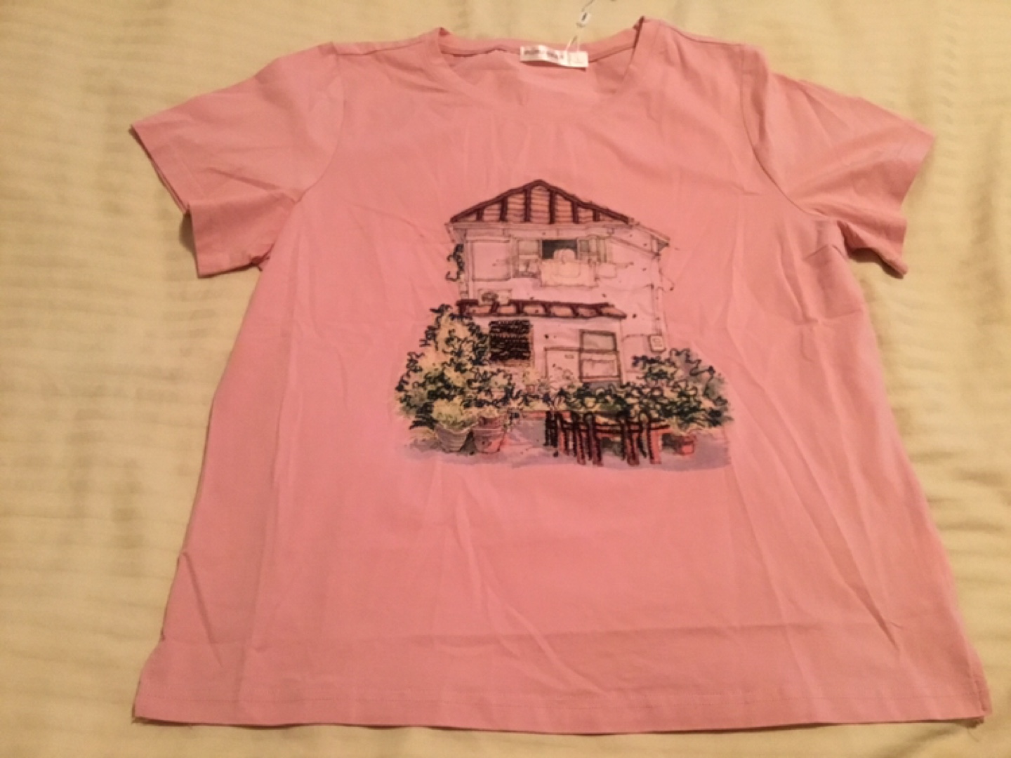 Women Pink Floral T-Shirt - photo 5