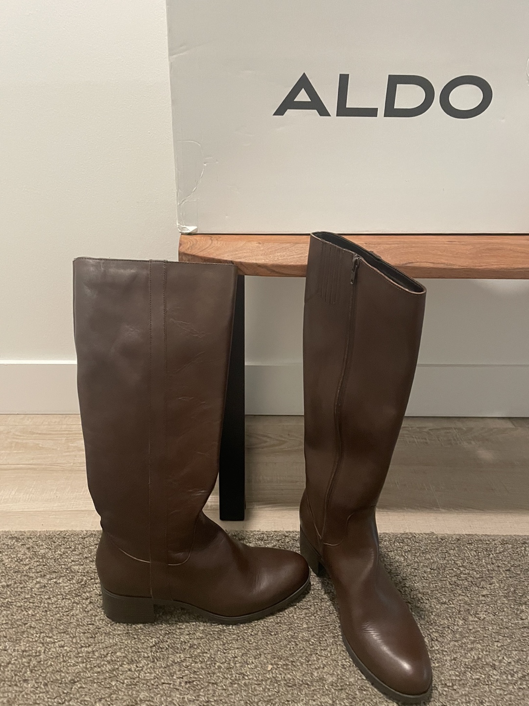 Leather Aldo boots image indicator(6)