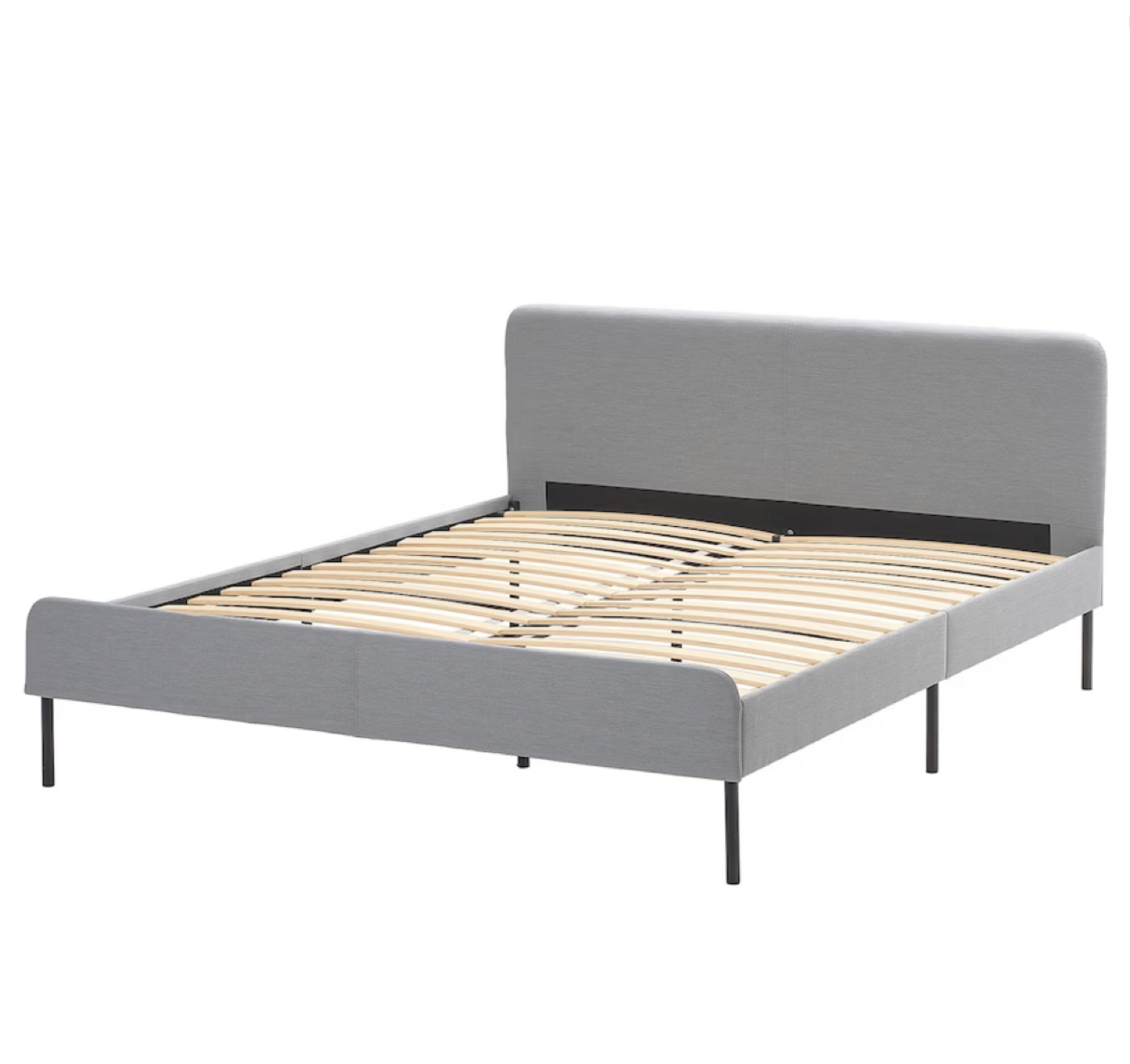 IKEA SLATTUM upholstered bed frame - QUEEN