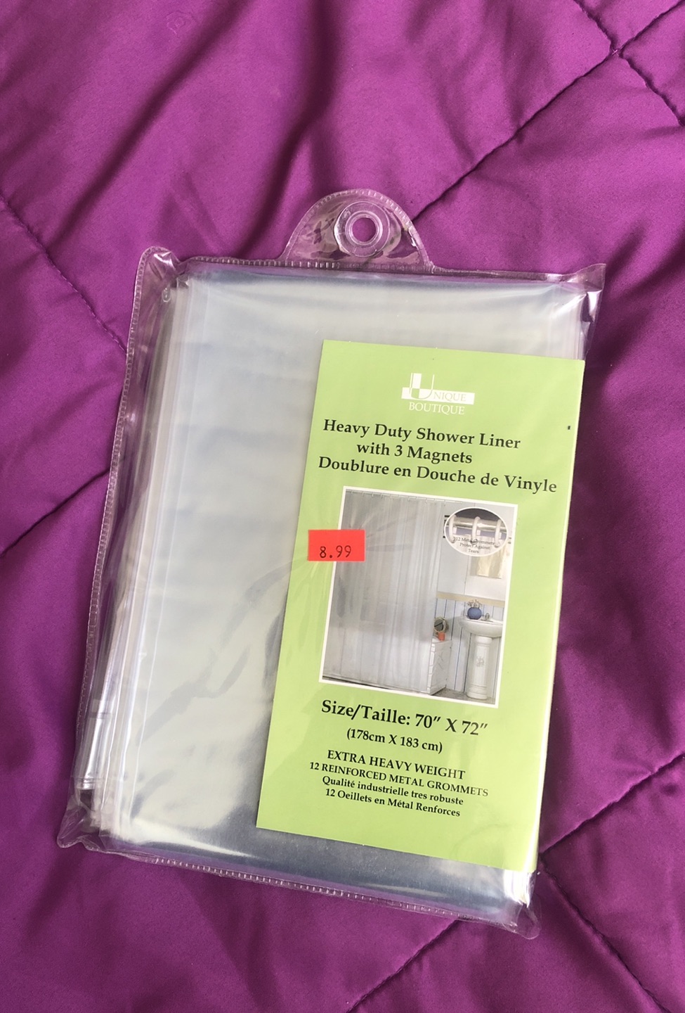 Extra Heavy duty shower liner