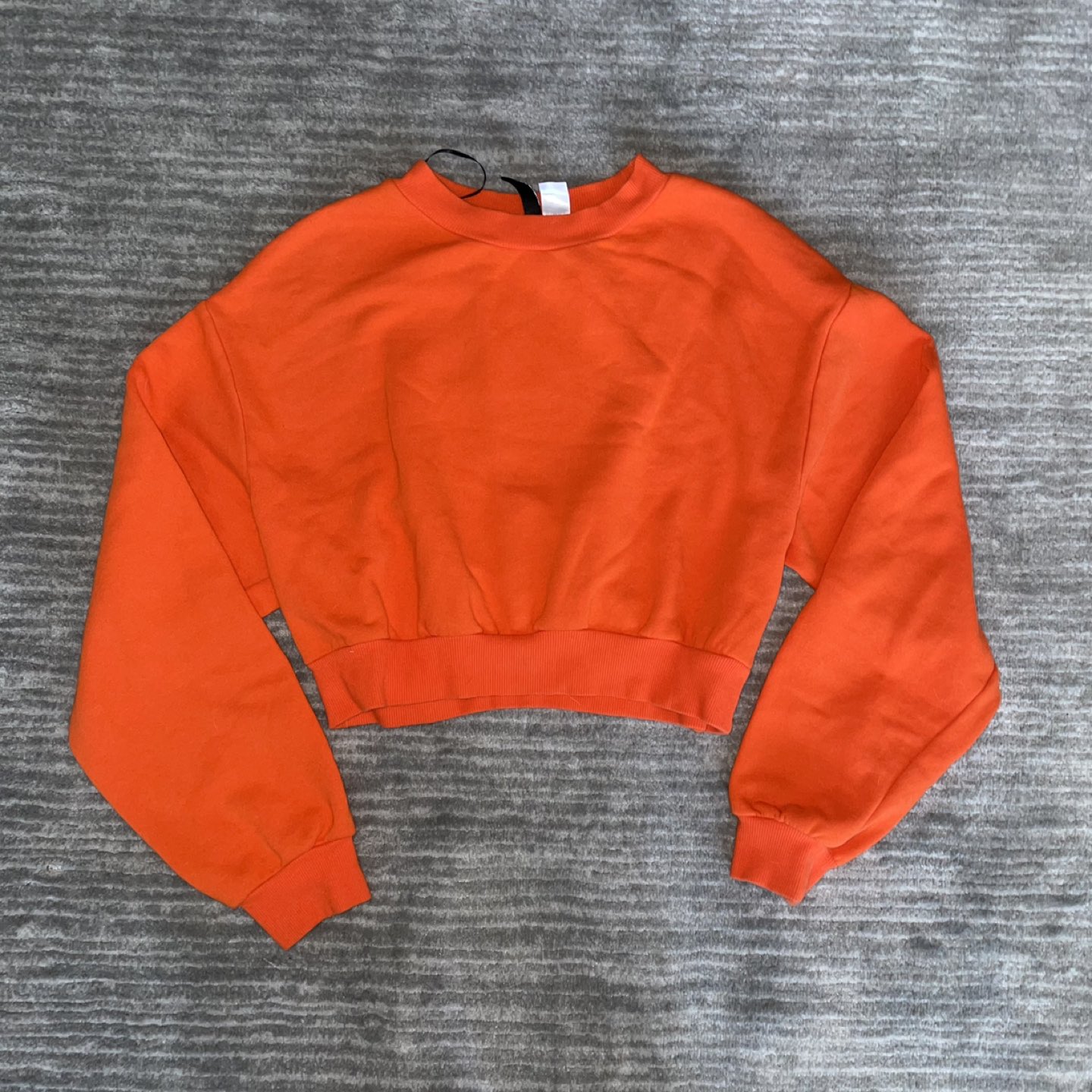 Cropped Orange H&M Sweater