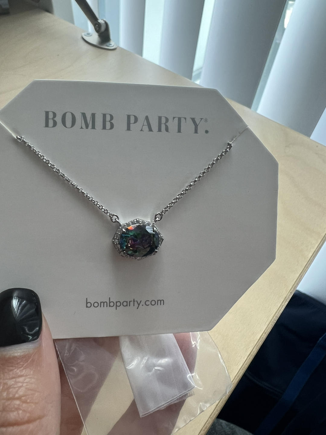 Sterling Silver Rainbow Topaz Necklace image indicator(3)