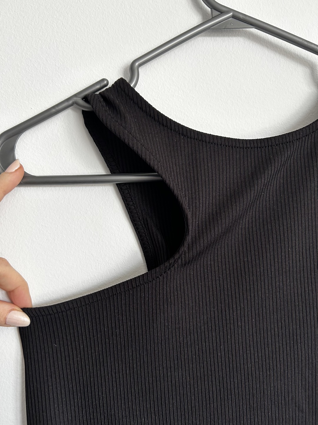 Mango Asymmetrical One-Shoulder Blouse thumbnail