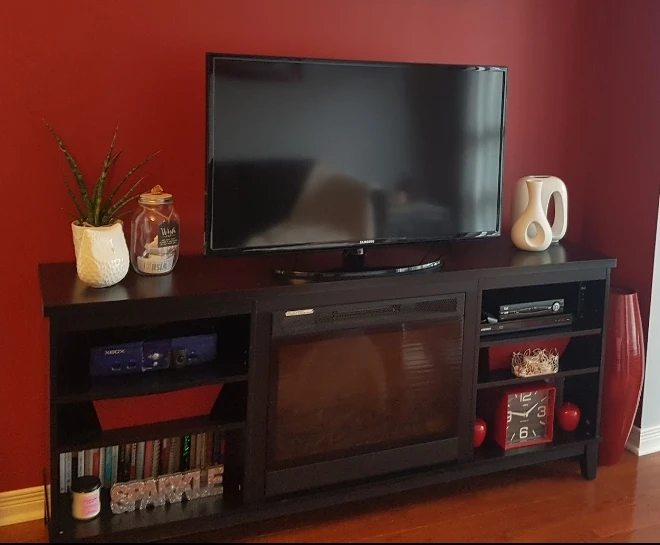 fireplace TV stand combo - photo 2