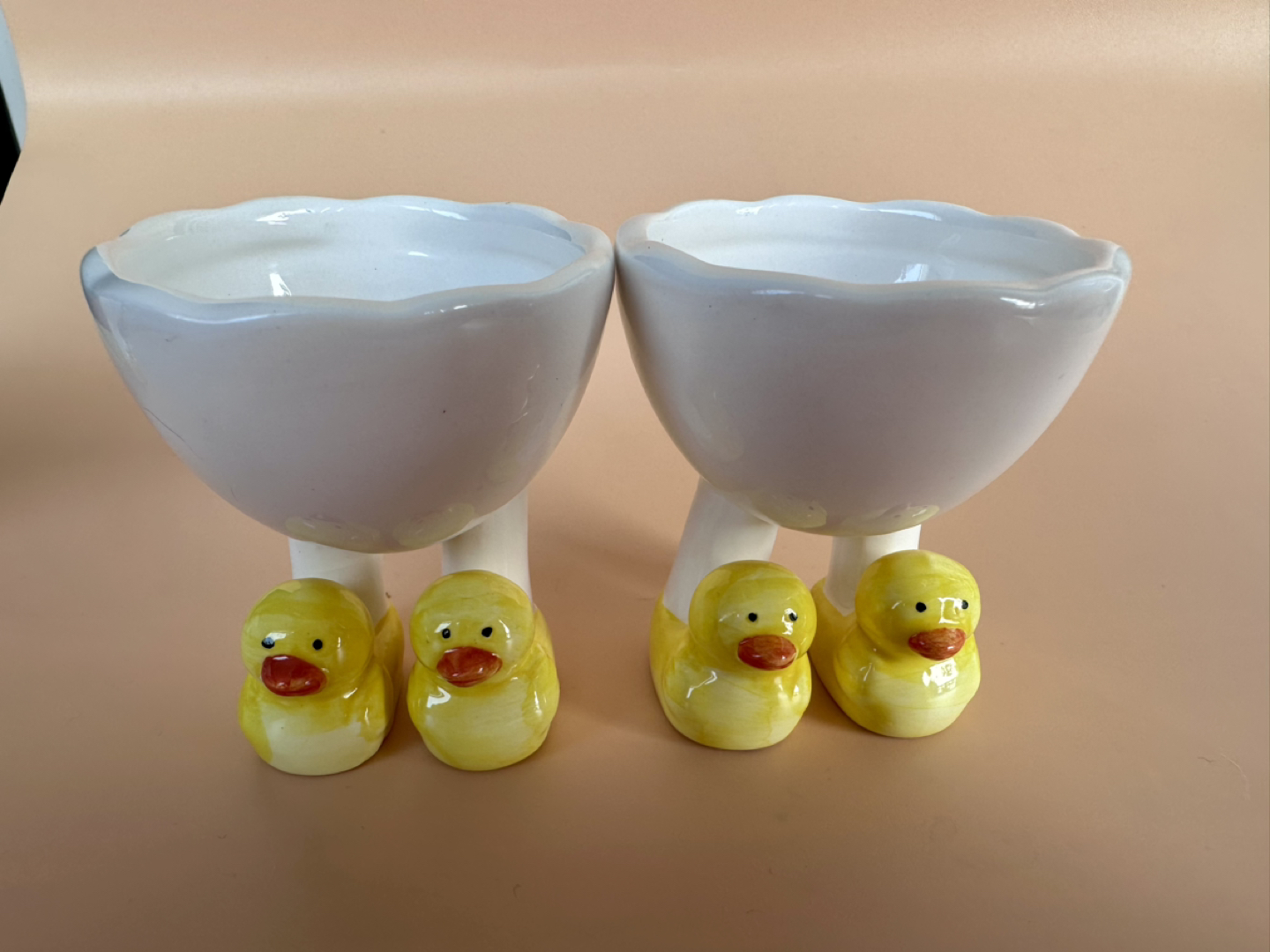 3 Vintage Breakfast Egg Holders - photo 3