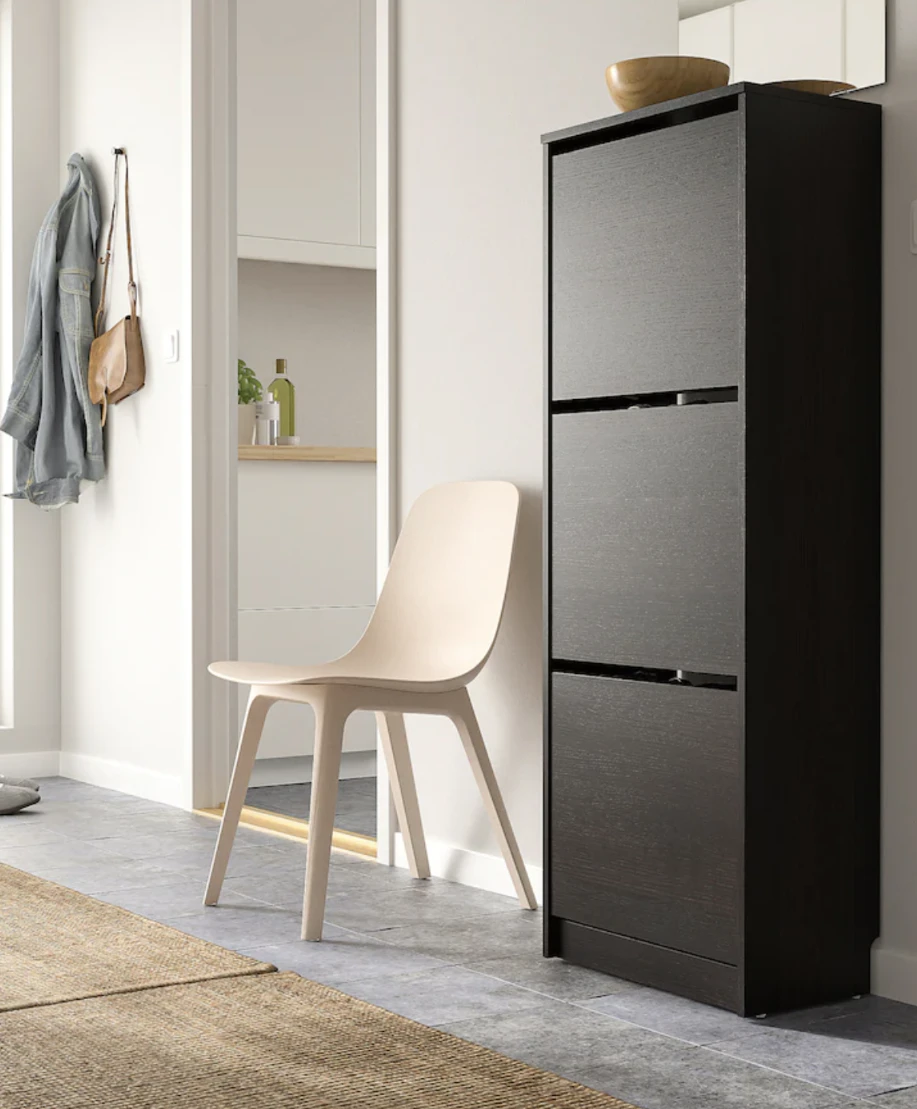 3 Compartment Shoe Cabinet