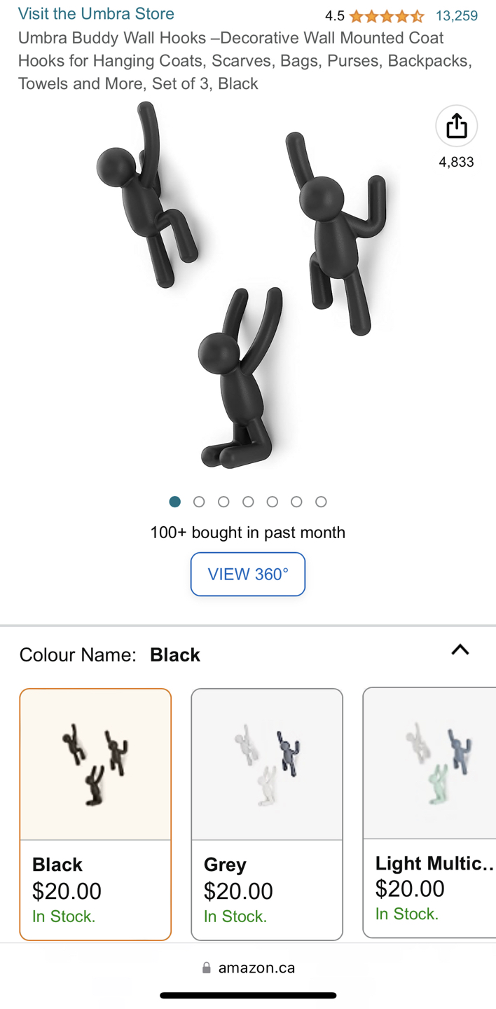 Umbra Buddy Wall Hooks + hardware - photo 5