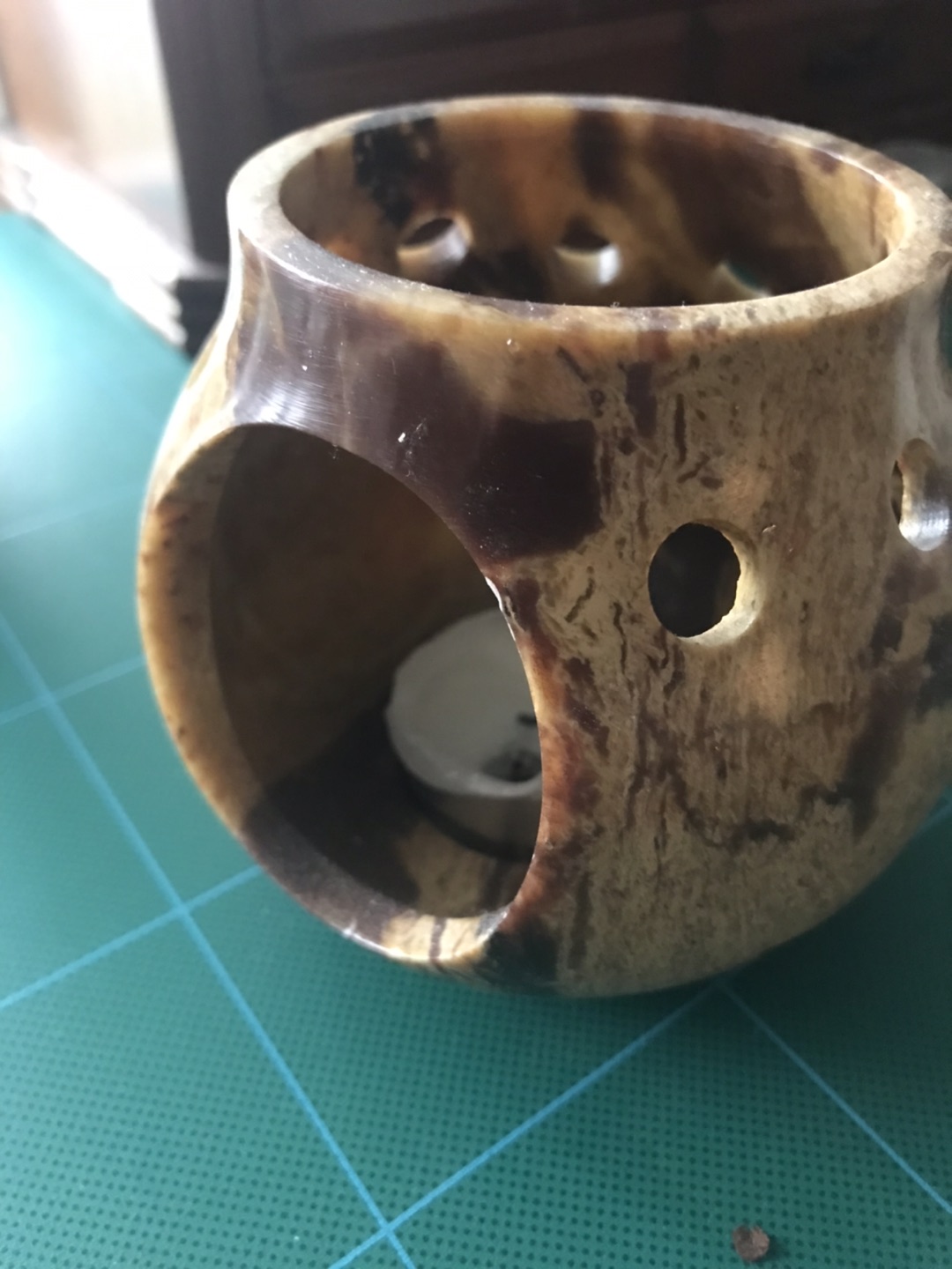 Candle holder stone - photo 3