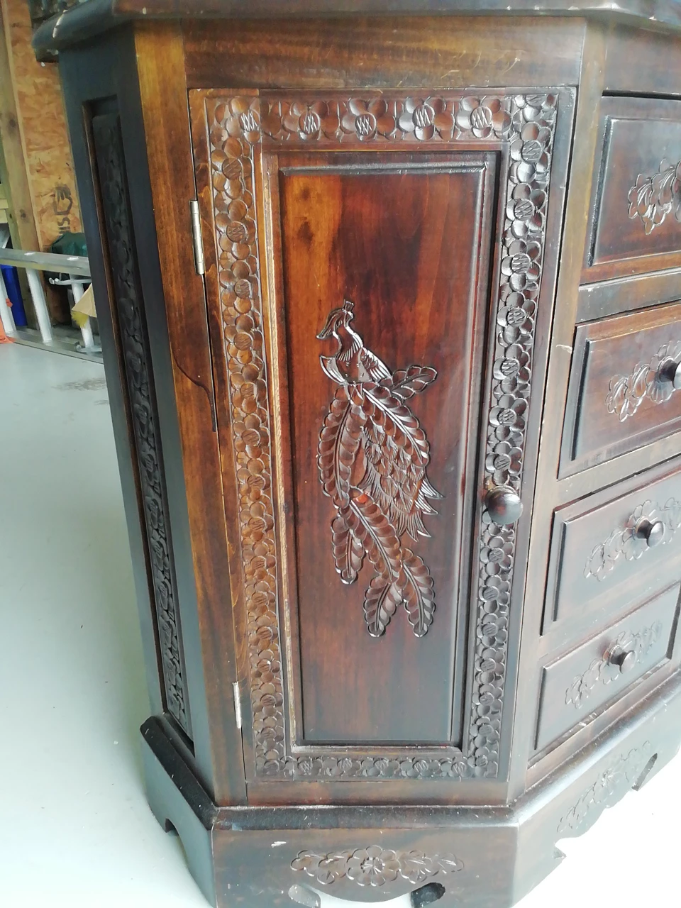 Antique Carved Wooden Nitch (Read Post For Full Details) image indicator(3)