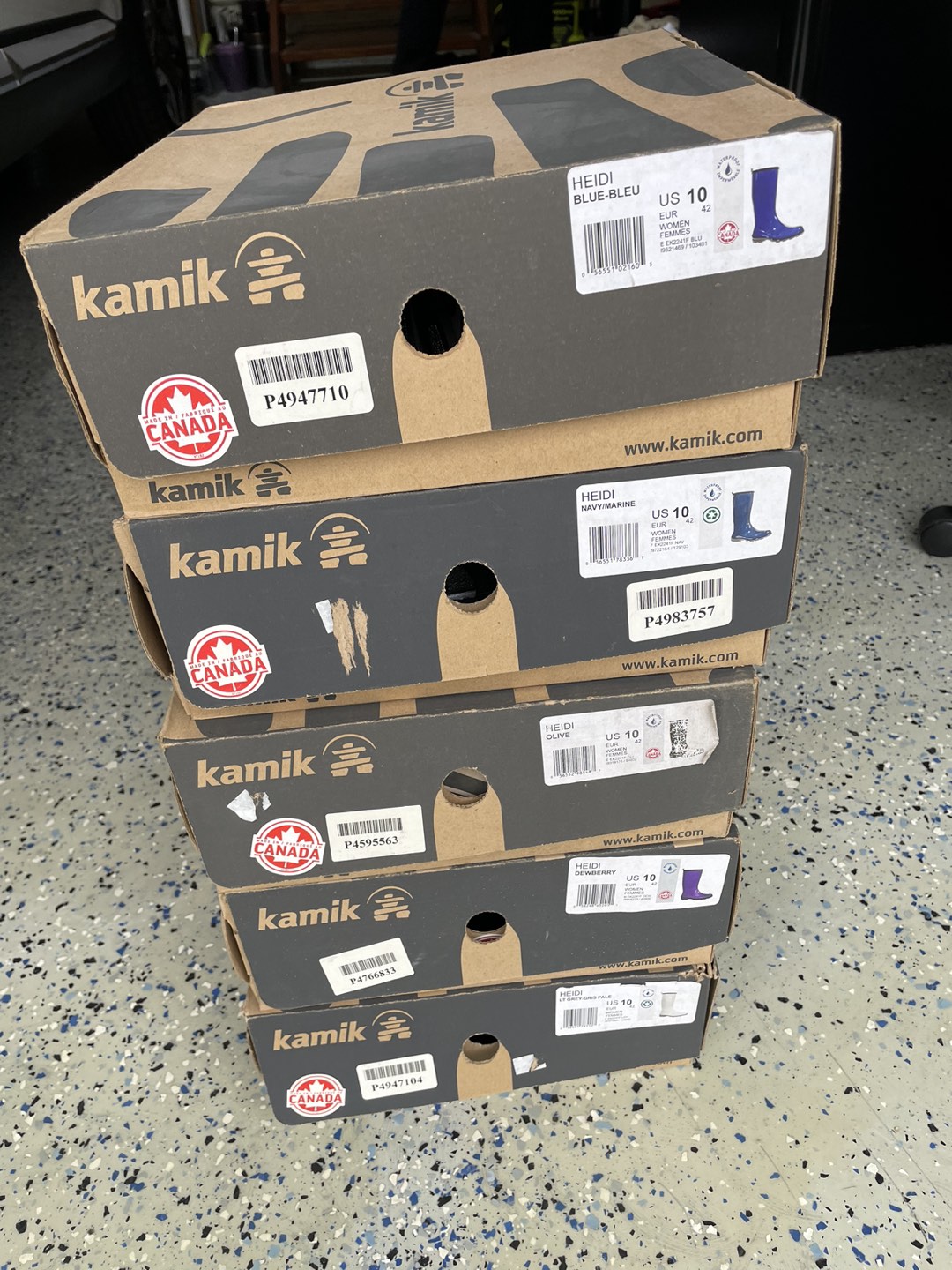 Kamik rain boots thumbnail