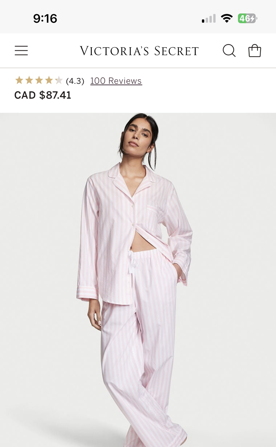 Victoria secret medium Pajama set (tags on) thumbnail