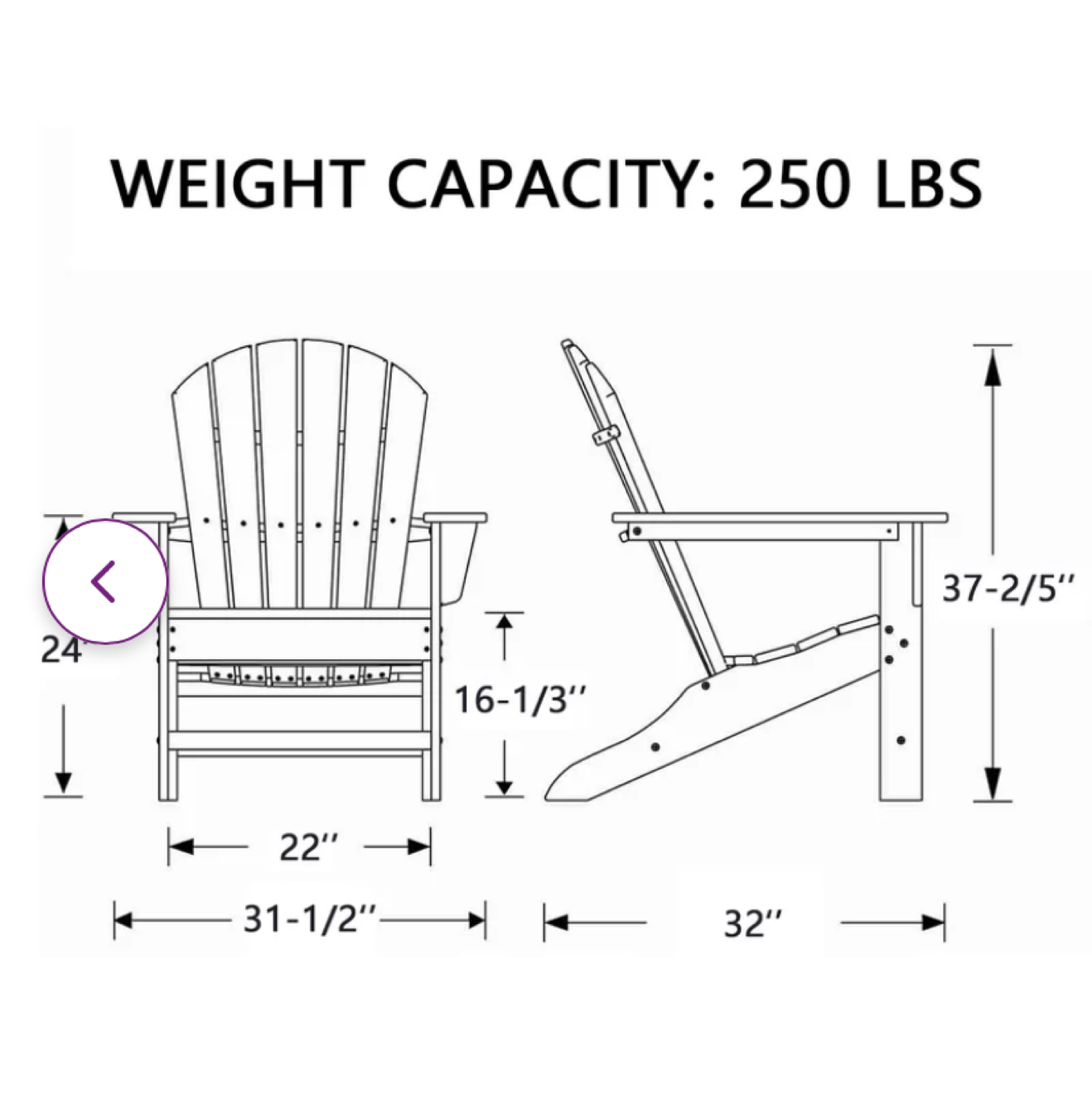 Adirondack chair - photo 4
