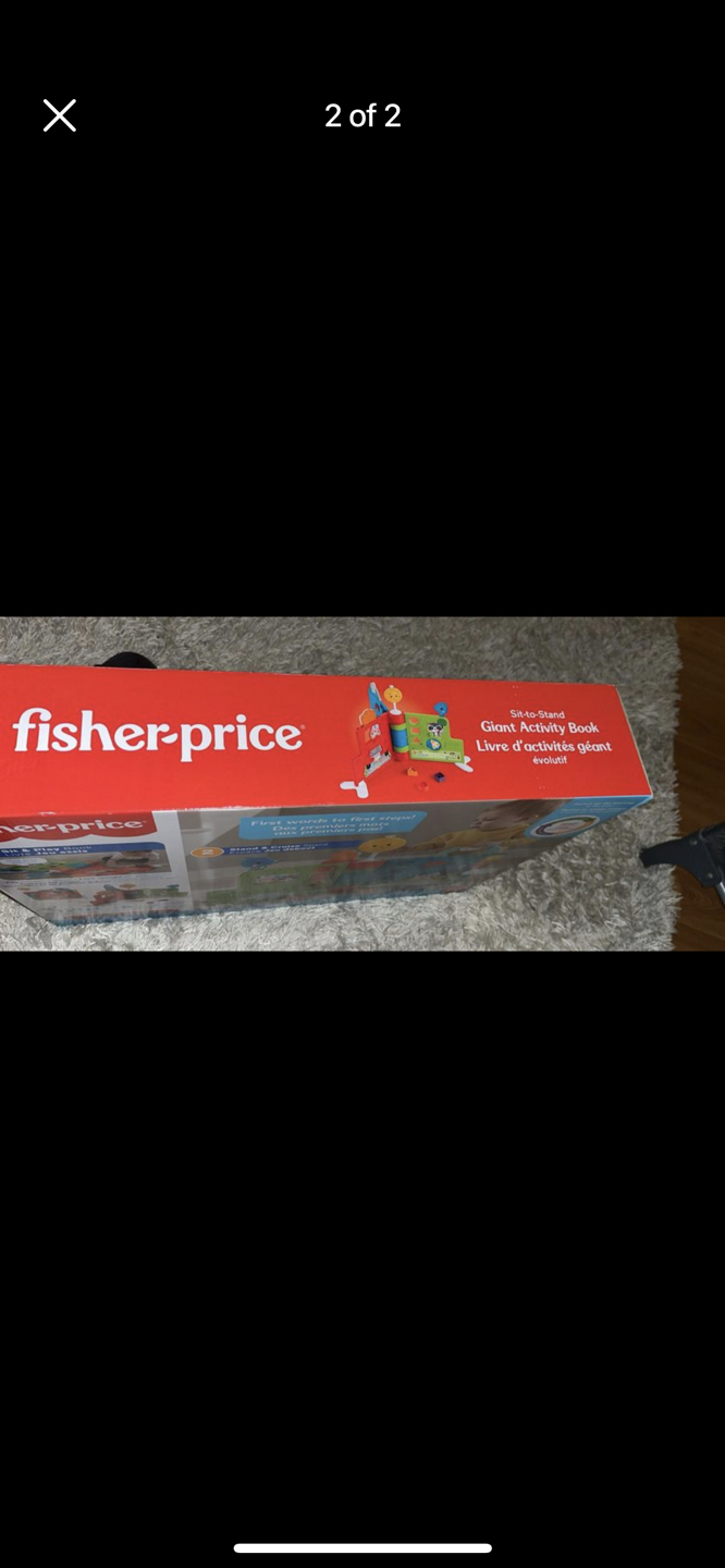 Fisher-Price French Sit-to-Stand Giant Activity Book- BNIB - photo 2