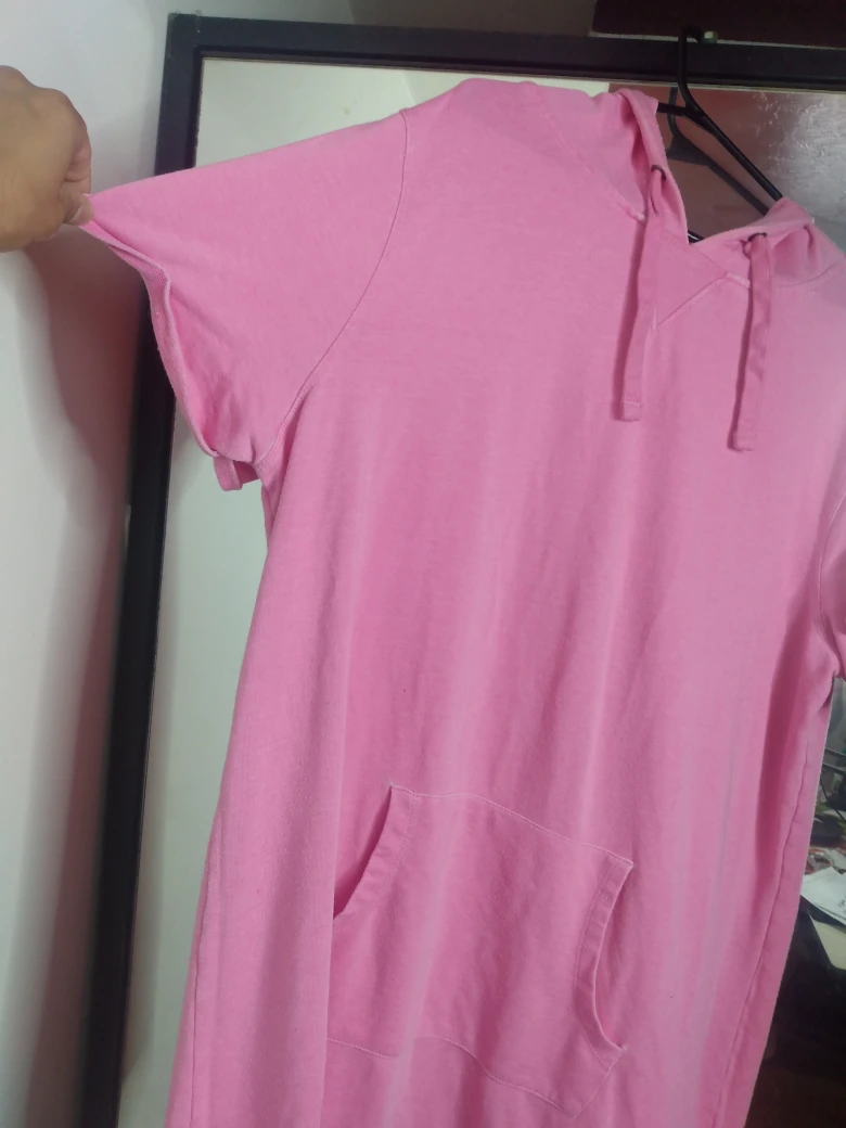 pink hoodie large/dress - photo 3