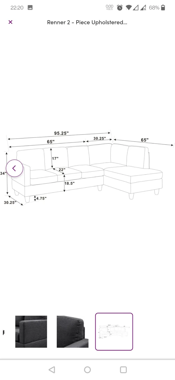 Best Deal!! Stylish Left hand sectional couch for Sale image indicator(8)