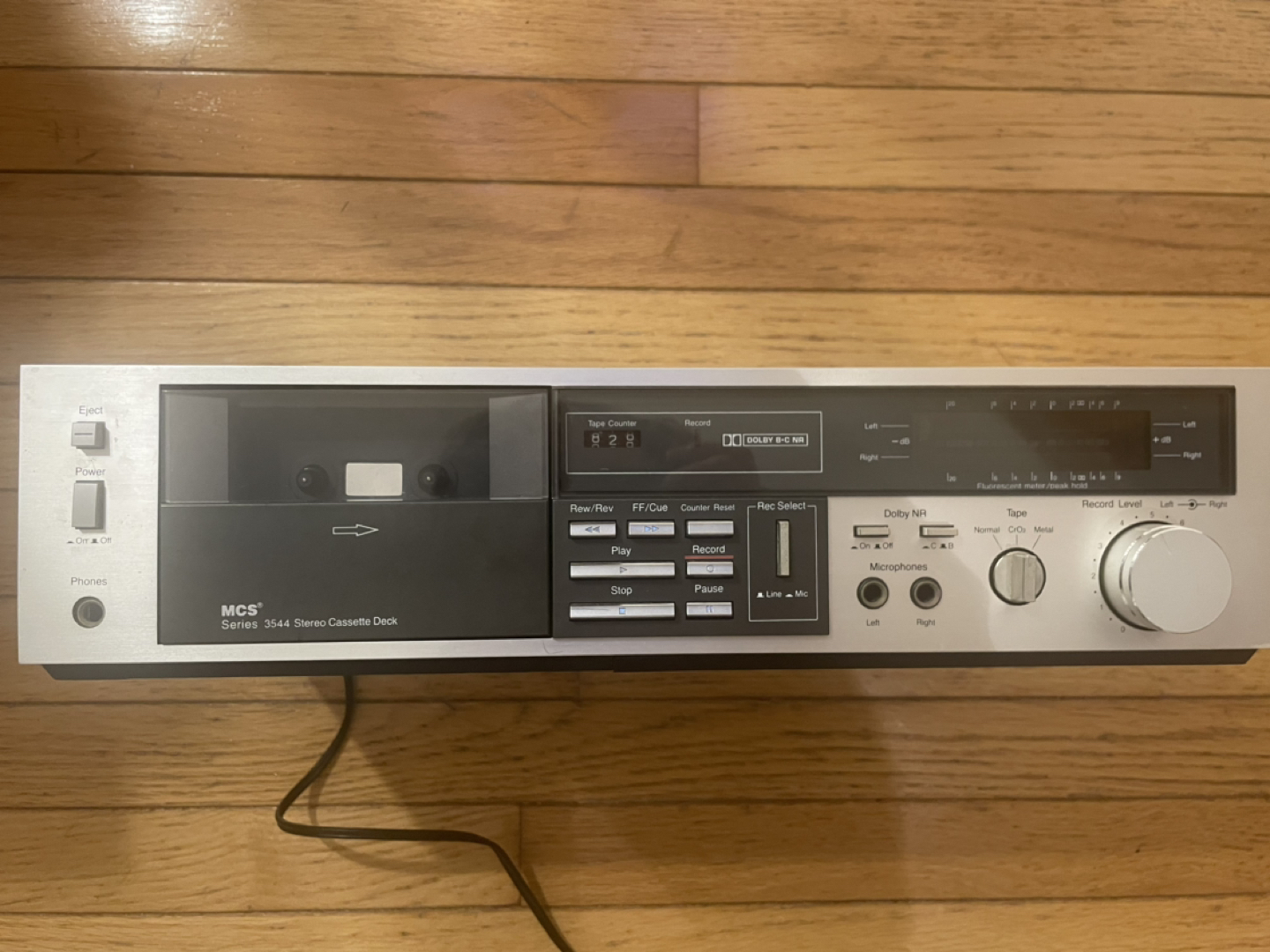 1982 MCS-3544 cassette player/tape deck