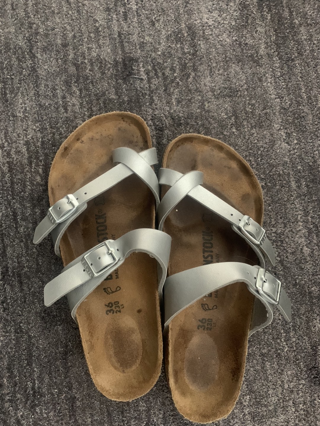 Birkenstocks in silver image indicator(3)