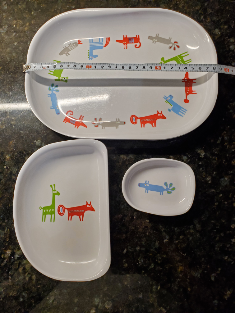 plastic plate for baby and kids thumbnail
