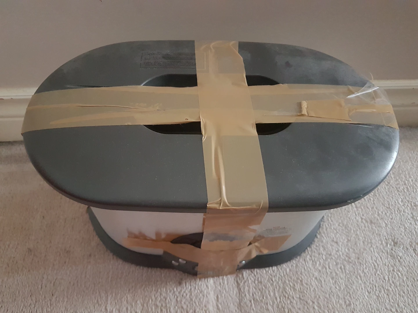 new paraffin heater with comfortable mittens