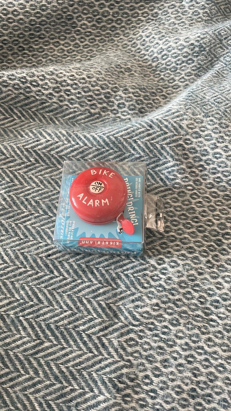 Bike bell/ bike alarm, red never been used thumbnail