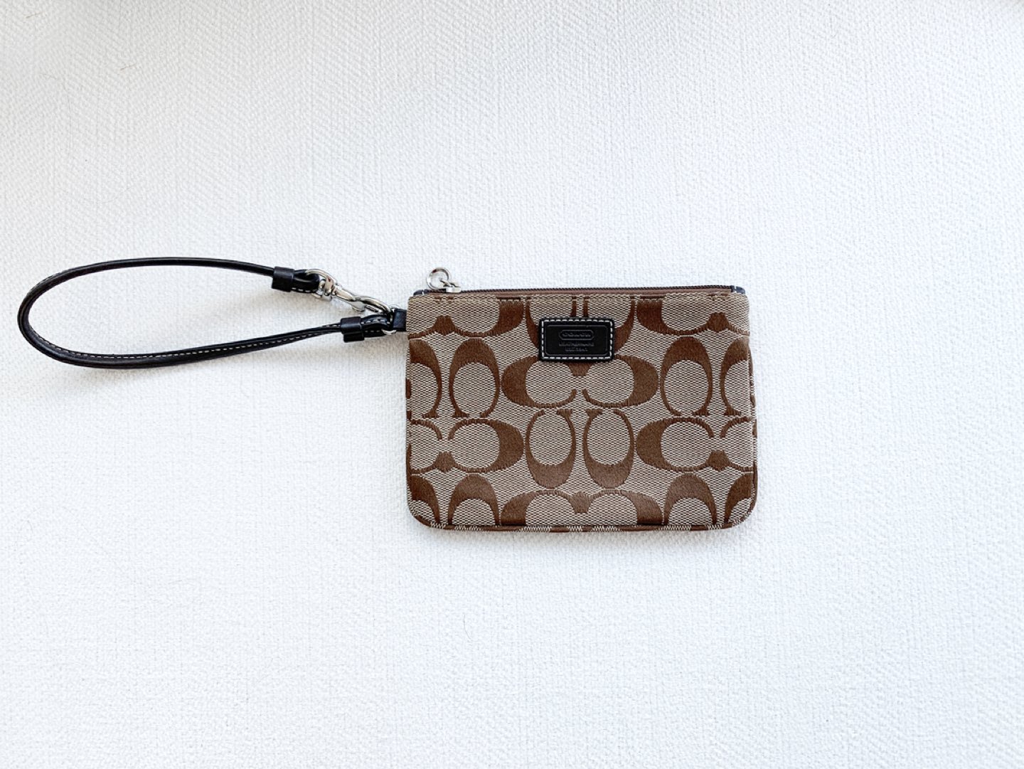 Coach Original Canvas Wristlet thumbnail
