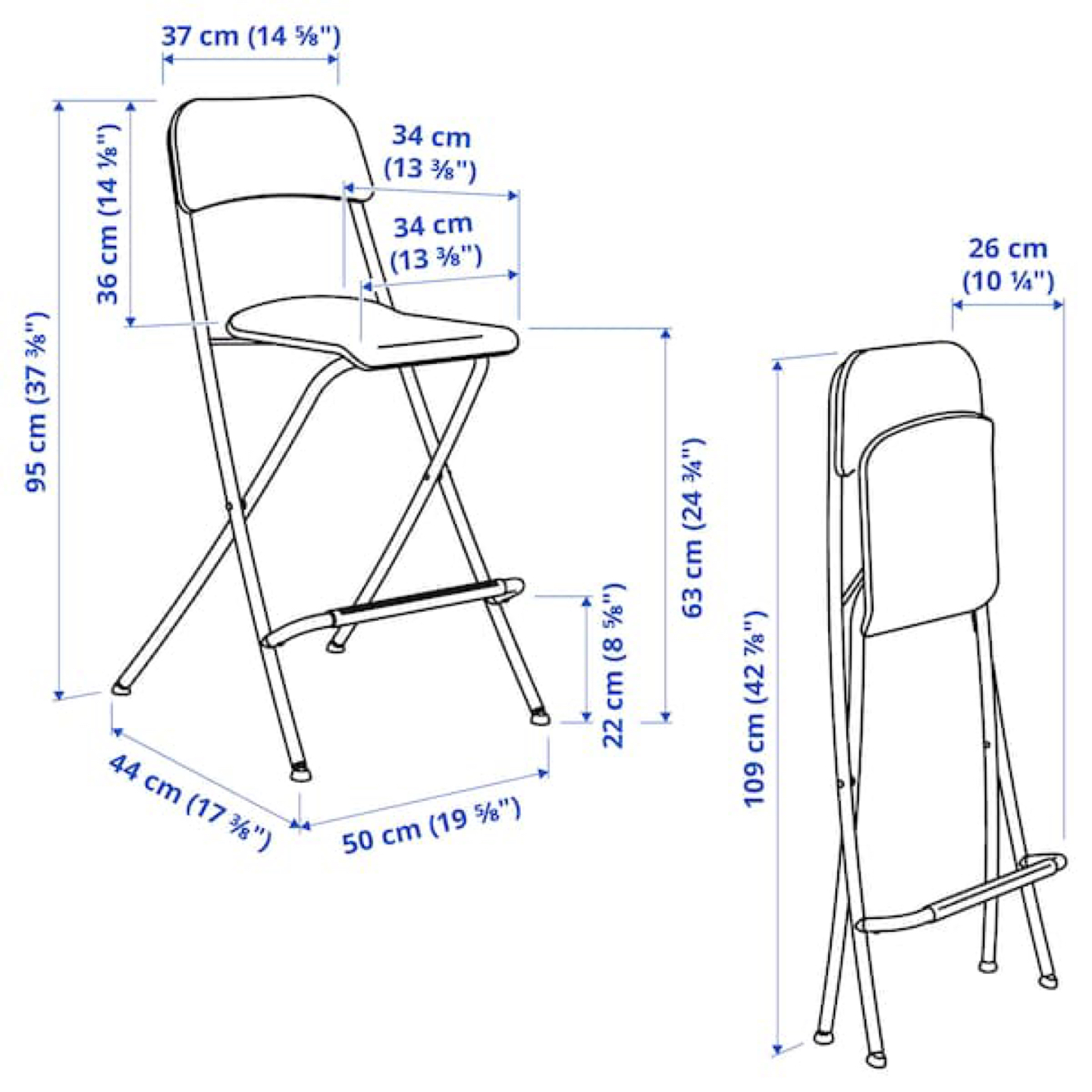 IKEA Franklin Bar Stool - photo 3