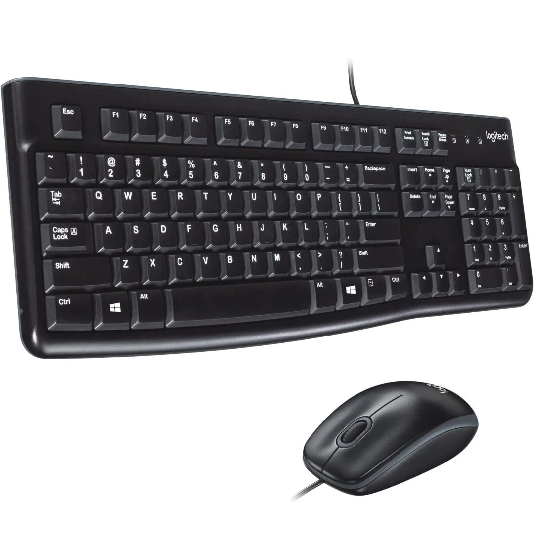 Keyboard and Mouse Combo Wired - Logitech