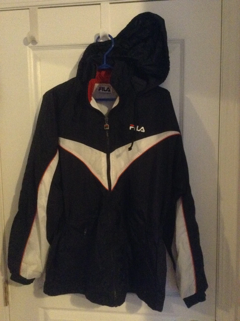 Fila Blue and White zip-up jacket image indicator(2)